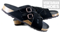Cross Strap Sandal (Black) 