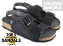 Three Strap Sandal (Black) 