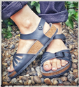 Paros Sandal (Black) 