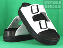 Chunky Two Strap Sandal (White) 