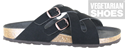 Cross Strap Sandal (Black) 