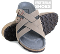 Cross Strap Sandal (Stone) 