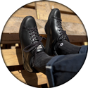 Fanatic Sneaker Smooth (Black) 