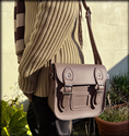 Shoulder Bag / Mini Satchel (Mid Brown) 
