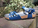 Paros Sandal (Navy Blue) 