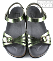 Paros Sandal (Metallic Green) 