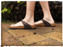 Toe Post Sandal (Brown) 