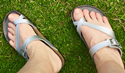 Toe Strap Sandal (Silver) 