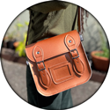 Shoulder Bag / Mini Satchel (Bronze) 