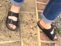 Wedge Sandal (Black) 