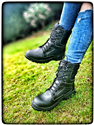 Global High Leg Boot (Black) 