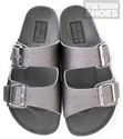 Two Strap Sandal (Pewter) 