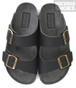 Two Strap Sandal (Black) 