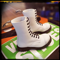 Airseal 10 Eye Boot Steel Toe (White) 