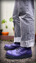 VST 10 Eyelet Boot (Purple) 