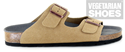 Two Strap Sandal Fake Suede (Sand) 