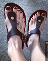 Toe Post Sandal (Black) 