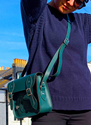 Mini Satchel (Dark Green) 