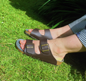 Two Strap Sandal (Brown) 