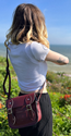 Shoulder Bag / Mini Satchel (Cherry) 