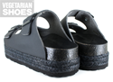 Chunky Two Strap Sandal (Black) 