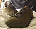 Chevron Sneaker (Olive) 