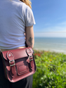Shoulder Bag / Mini Satchel (Cherry) 