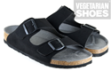 Two Strap Sandal Fake Suede (Black) 