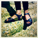 Paros Sandal (Navy Blue) 