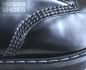 Solovair Vegan Hi-Shine 8 Eyelet Boot (Black) 