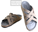 Cross Strap Sandal (Stone) 