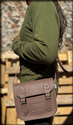 Shoulder Bag / Mini Satchel (Mid Brown) 