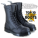 VST 10 Eyelet Boot (Black) 