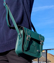 Mini Satchel (Dark Green) 