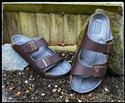 Two Strap Sandal (Brown) 