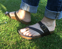 Toe Strap Sandal (Brown) 