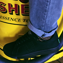 Brogue Sneaker (Black) 