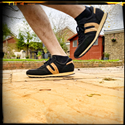 Vegan Runner Hemp/Cork (Black) 