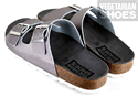 Two Strap Sandal (Pewter) 