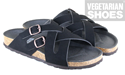 Cross Strap Sandal (Black) 