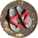 Toe Strap Sandal (Red) 