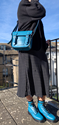 Shoulder Bag / Mini Satchel (Aqua) 