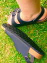 Three Strap Sandal (Black) 