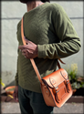 Shoulder Bag / Mini Satchel (Bronze) 