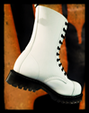 Airseal 10 Eye Boot Steel Toe (White) 