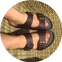 Two Strap Sandal (Brown) 