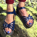 Paros Sandal (Navy Blue) 