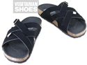 Cross Strap Sandal (Black) 