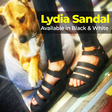 Lydia Sandal Black