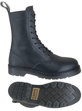 Euro Airseal  9 Eye Boot Black